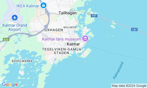 Ausschnitt der Weltkarte zu Kalmar