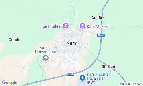 Ausschnitt der Weltkarte zu Kars