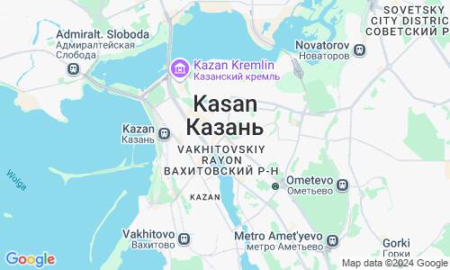 Ausschnitt der Weltkarte zu Kasan