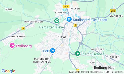 Ausschnitt der Weltkarte zu Kleve