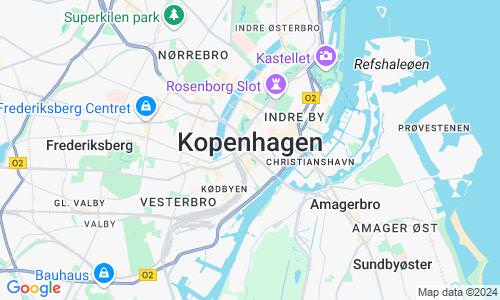Ausschnit der Weltkarte zu Kopenhagen