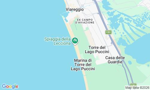 Ausschnitt der Weltkarte zu La Lecciona Beach
