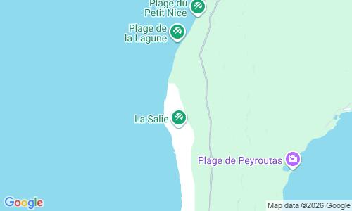 Ausschnitt der Weltkarte zu La Salie Nord Strand