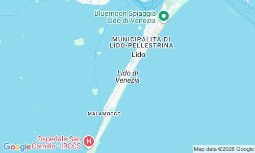 Ausschnitt der Weltkarte zu Lido der Sirenen