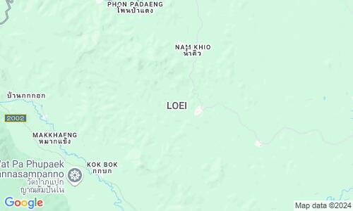Ausschnitt der Weltkarte zu Loei