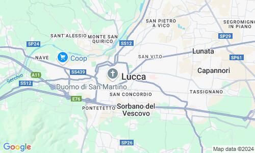 Ausschnit der Weltkarte zu Lucca