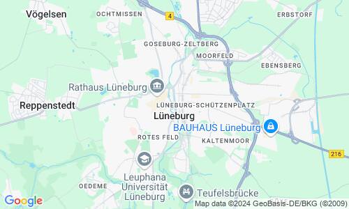 Ausschnitt der Weltkarte zu Lüneburg