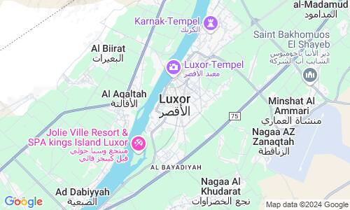 Ausschnit der Weltkarte zu Luxor