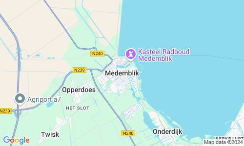 Ausschnitt der Weltkarte zu Medemblik