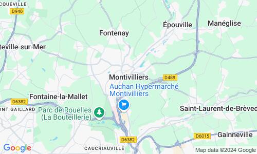 Ausschnitt der Weltkarte zu Montivilliers