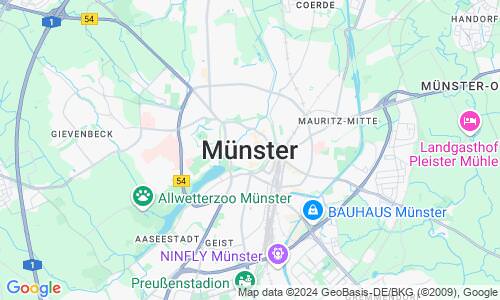 Ausschnitt der Weltkarte zu Münster