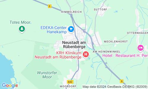 Ausschnitt der Weltkarte zu Neustadt am Rübenberge