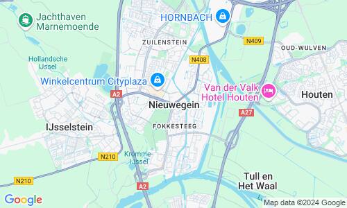 Ausschnitt der Weltkarte zu Nieuwegein