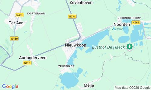 Ausschnitt der Weltkarte zu Nieuwkoopse Plassenstrand