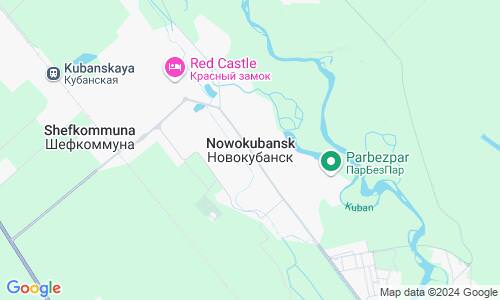 Ausschnitt der Weltkarte zu Nowokubansk