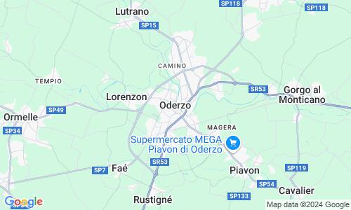 Ausschnitt der Weltkarte zu Oderzo