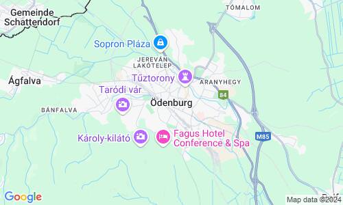 Ausschnitt der Weltkarte zu Ödenburg
