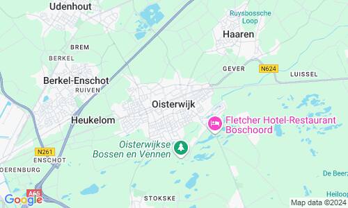 Ausschnitt der Weltkarte zu Oisterwijk