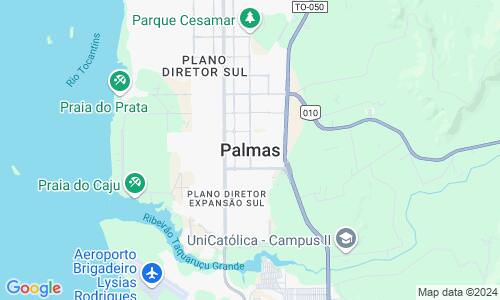 Ausschnitt der Weltkarte zu Palmas