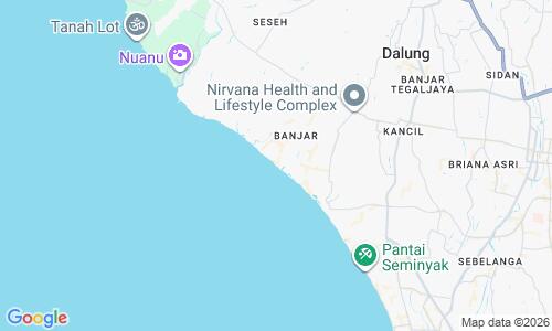 Ausschnitt der Weltkarte zu Pantai Batu Bolong