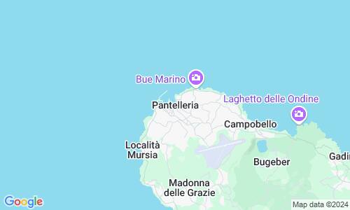 Ausschnitt der Weltkarte zu Pantelleria