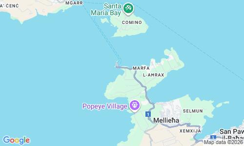 Ausschnitt der Weltkarte zu Paradise Bay