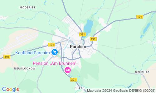 Ausschnitt der Weltkarte zu Parchim
