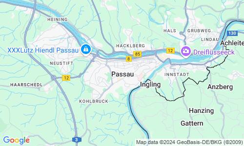 Ausschnitt der Weltkarte zu Passau