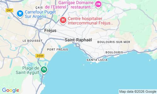 Ausschnitt der Weltkarte zu Plage du Veillat