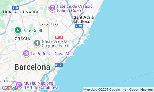 Ausschnitt der Weltkarte zu Platja de Llevant