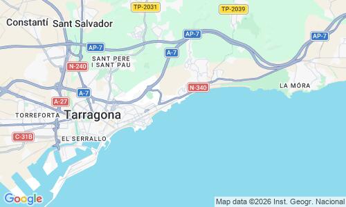 Ausschnitt der Weltkarte zu Playa de la Savinosa