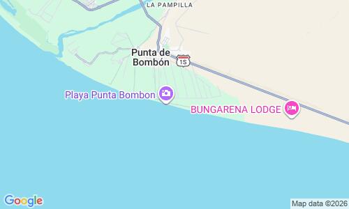 Ausschnitt der Weltkarte zu Playa La Punta