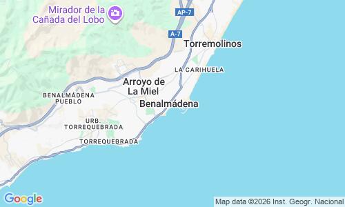 Ausschnitt der Weltkarte zu Playa Malapesquera