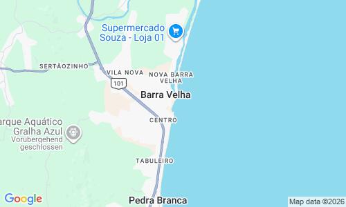 Ausschnitt der Weltkarte zu Praia Central