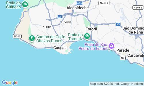 Ausschnitt der Weltkarte zu Praia da Conceicao