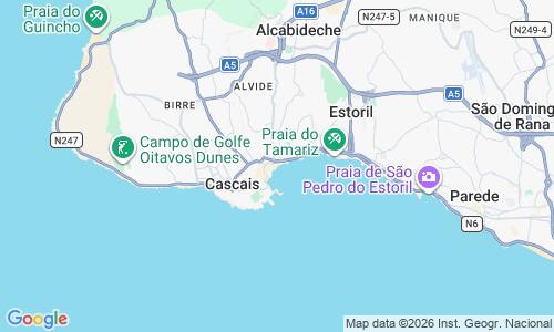Ausschnitt der Weltkarte zu Praia da Conceicao