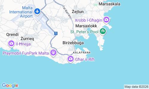 Ausschnitt der Weltkarte zu Pretty Bay