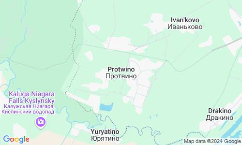 Ausschnitt der Weltkarte zu Protwino
