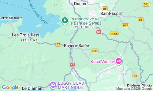 Ausschnitt der Weltkarte zu Riviere Salee Strand