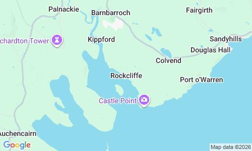 Ausschnitt der Weltkarte zu Rockcliffe Strand