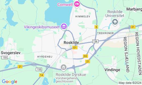 Ausschnitt der Weltkarte zu Roskilde