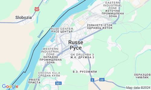 Ausschnitt der Weltkarte zu Russe