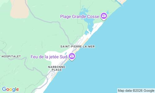 Ausschnitt der Weltkarte zu Saint-Pierre-la-Mer