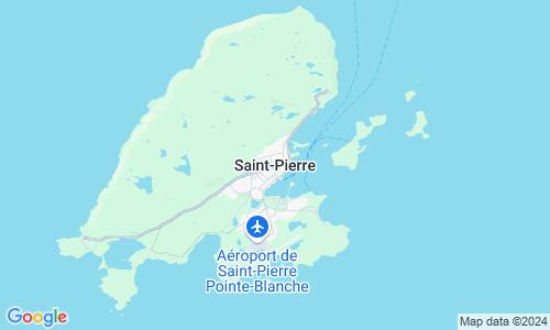 Ausschnitt der Weltkarte zu Saint-Pierre