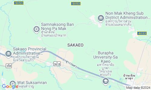 Ausschnitt der Weltkarte zu Sakaeo