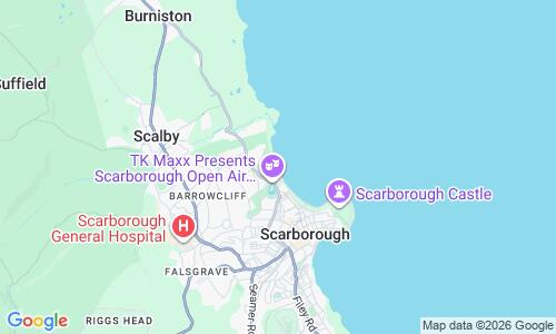 Ausschnitt der Weltkarte zu Scarborough North Bay