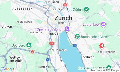 Ausschnitt der Weltkarte zu Seebad Enge