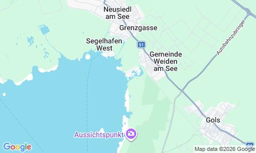 Ausschnitt der Weltkarte zu Seebad Weiden am See