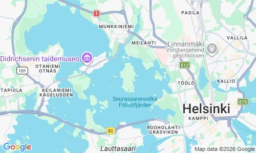 Ausschnitt der Weltkarte zu Seurasaari