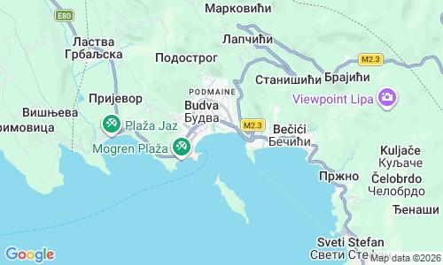 Ausschnitt der Weltkarte zu Slovenska Plaža